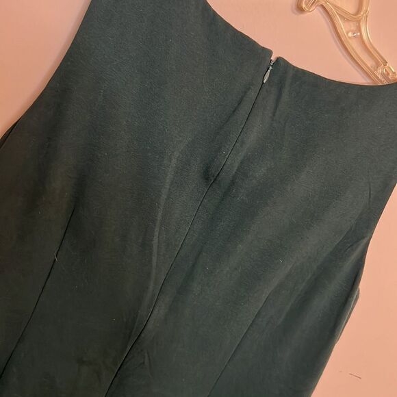Vince Camuto Forrest Green Sheath Dress - Size 12 - Picture 9 of 14